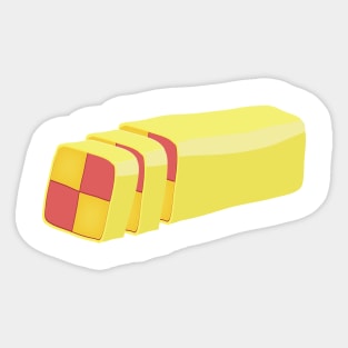 battenberg cake Sticker